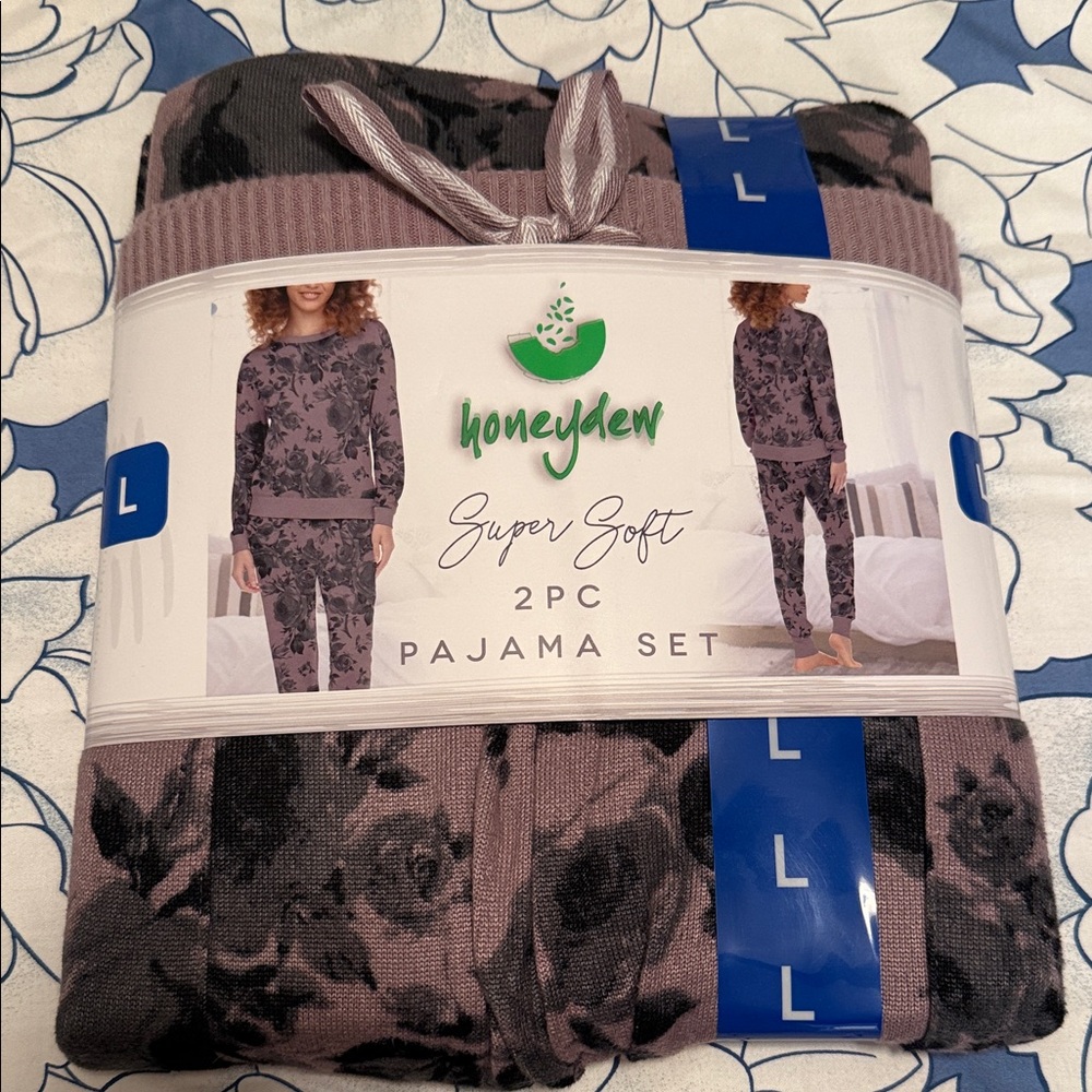 Honeydew Pajama Set - Pink Floral